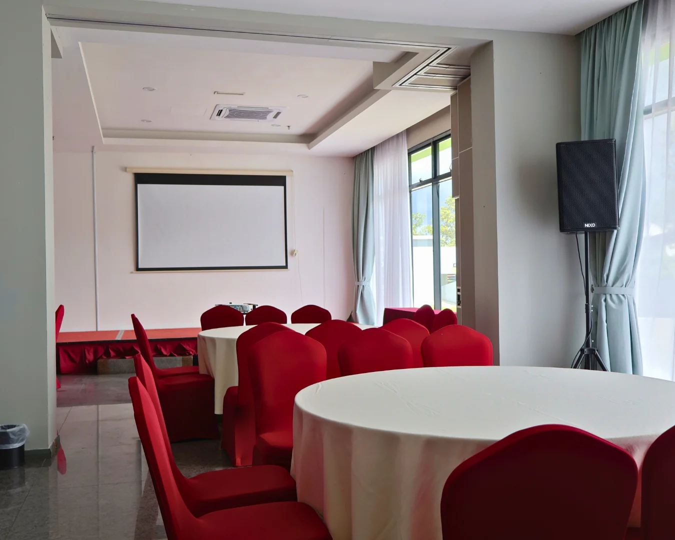 Block A Multipurpose Hall seating arrangement