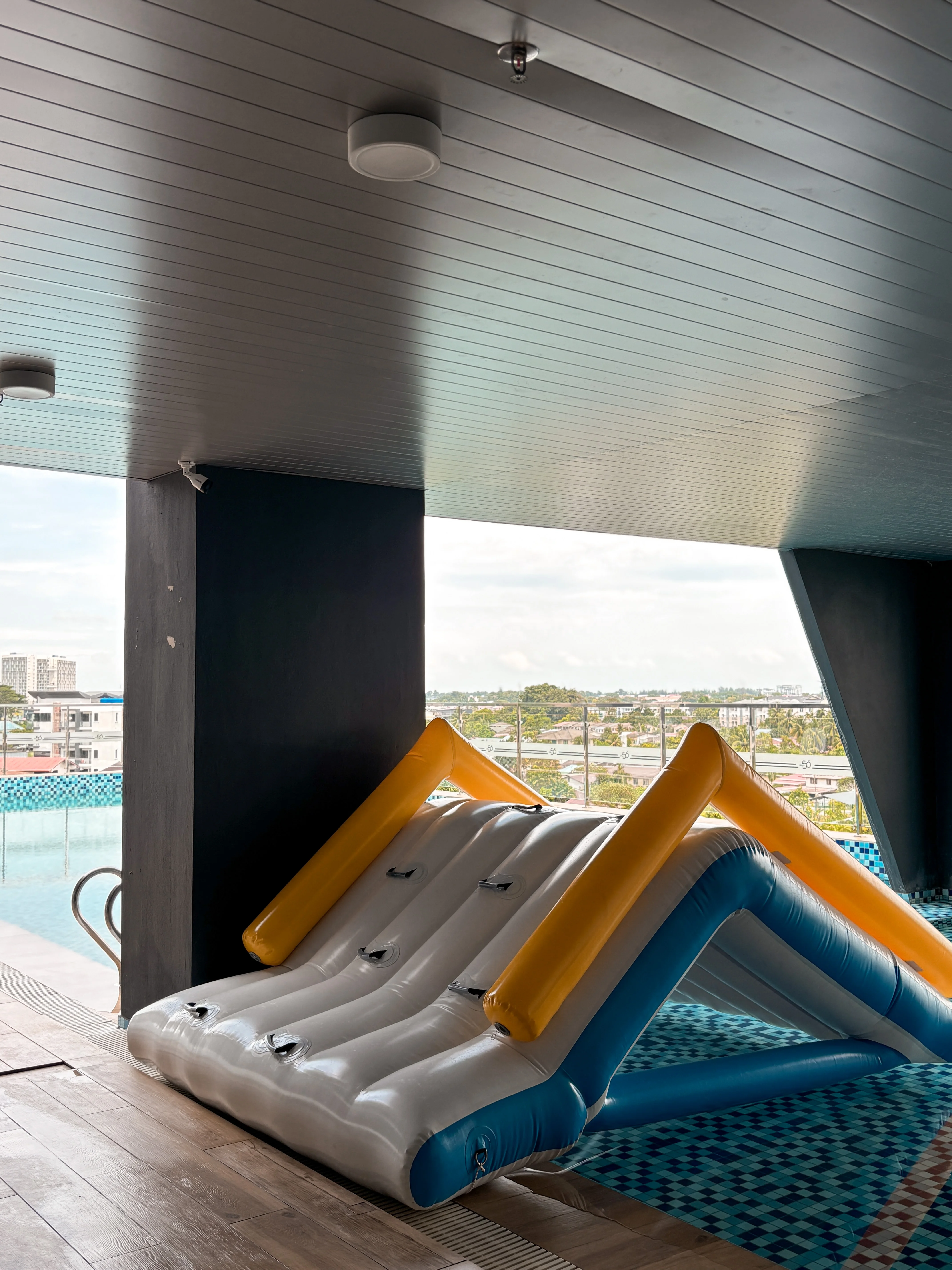 Rooftop swimming pool photo at 56 Hotel Kuching