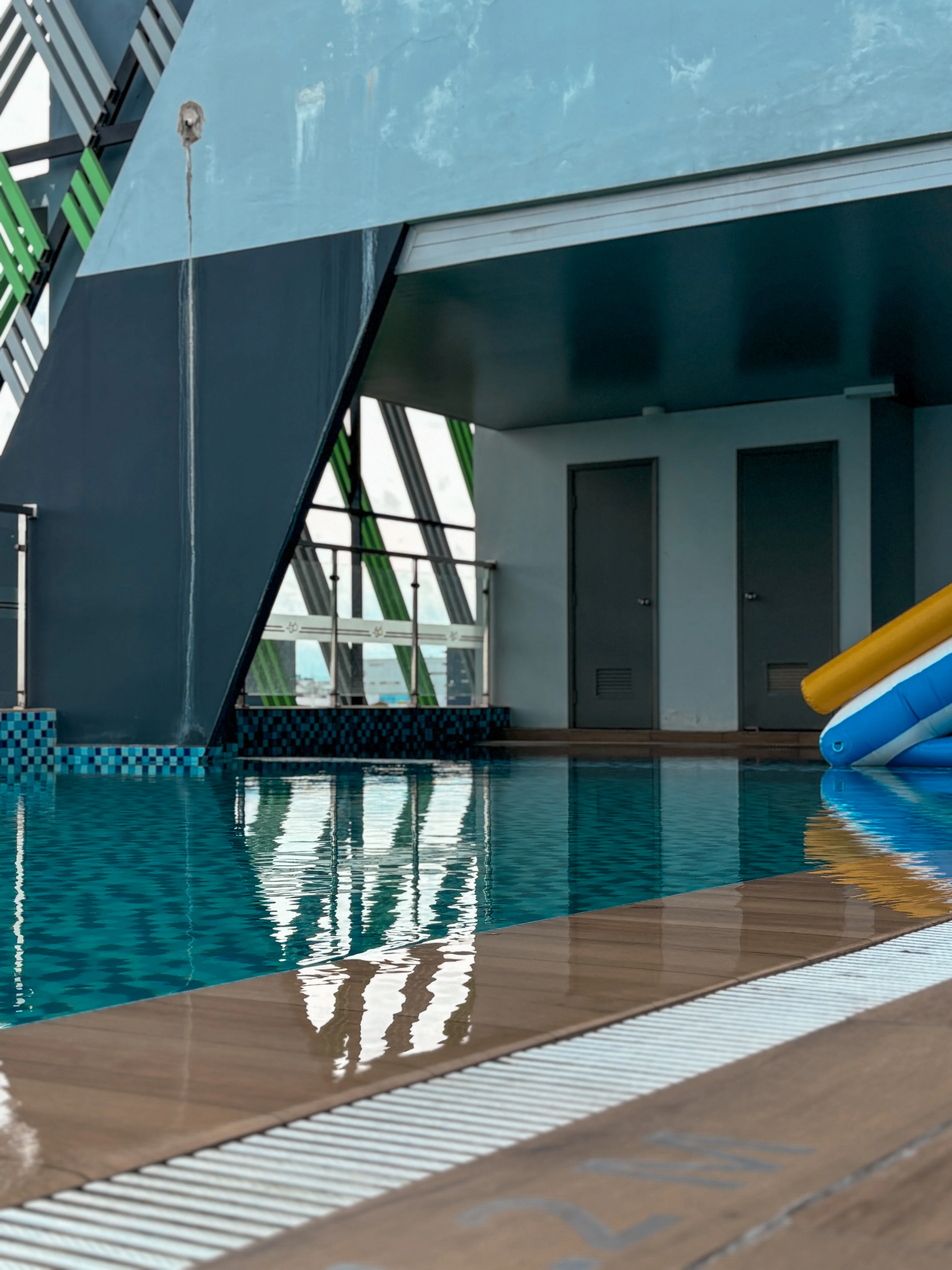 Rooftop swimming pool photo at 56 Hotel Kuching