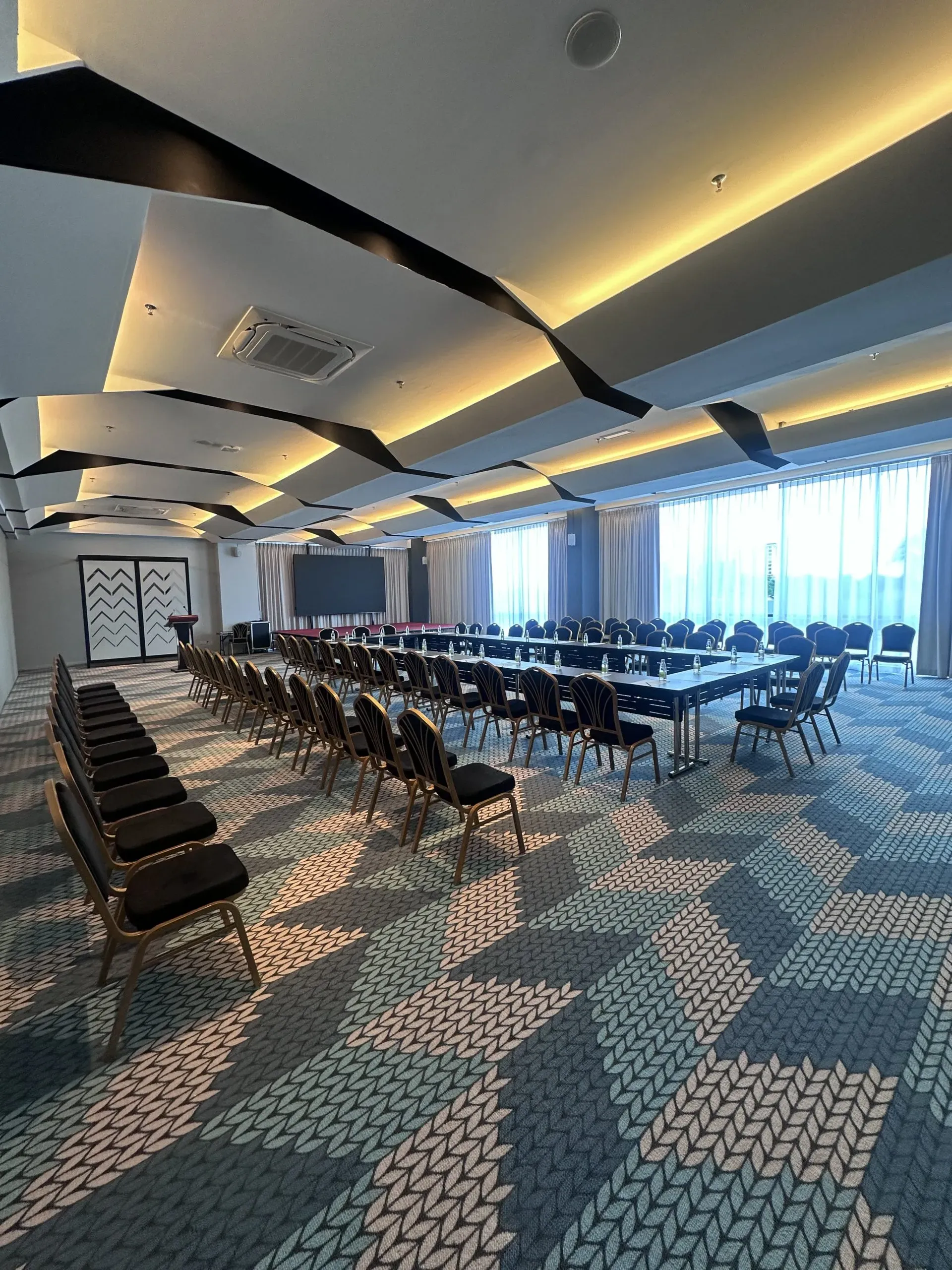 Block B event hall with theatre seating