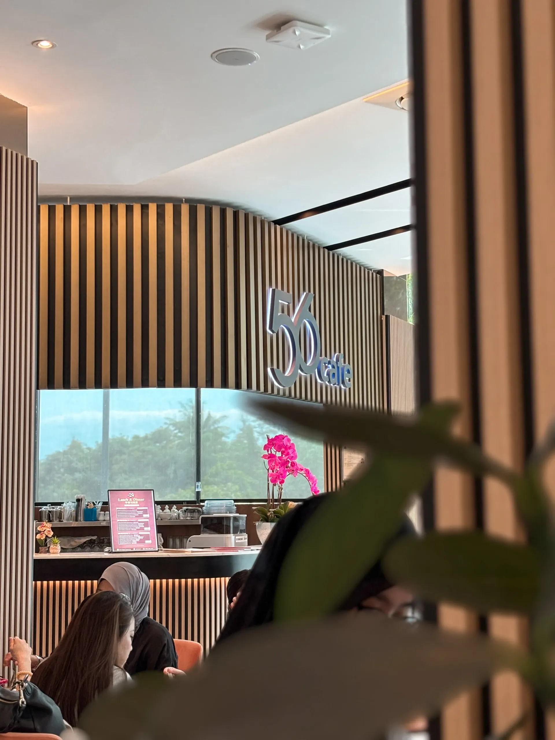 56 Cafe interior at 56 Hotel Kuching
